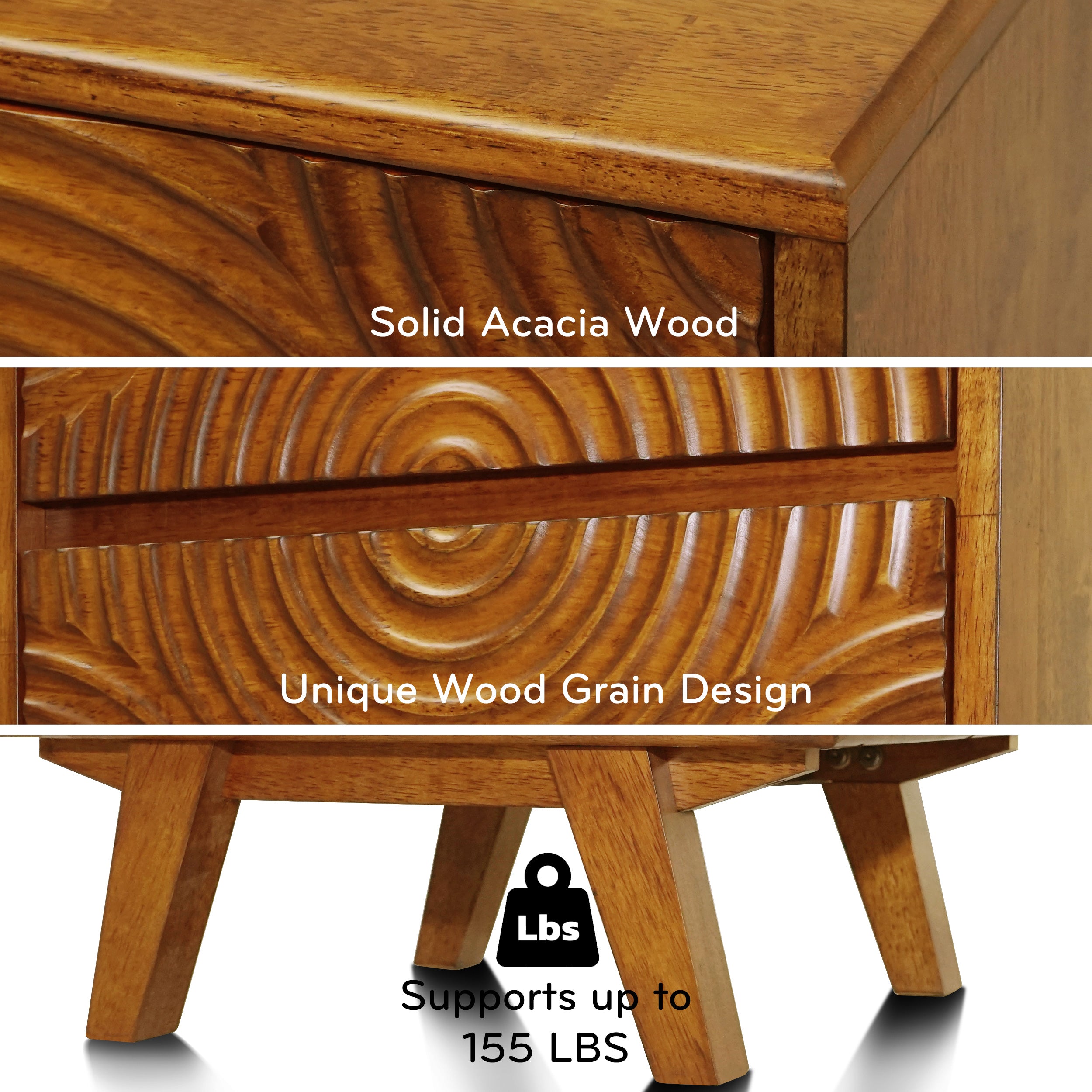 Harmony Nightstand with 2 Drawers Harmony Nightstand with 2 Drawers