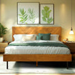 Acacia Solid Wood Bed Frame - Alander Deluxe Platform Bed - Megsu
