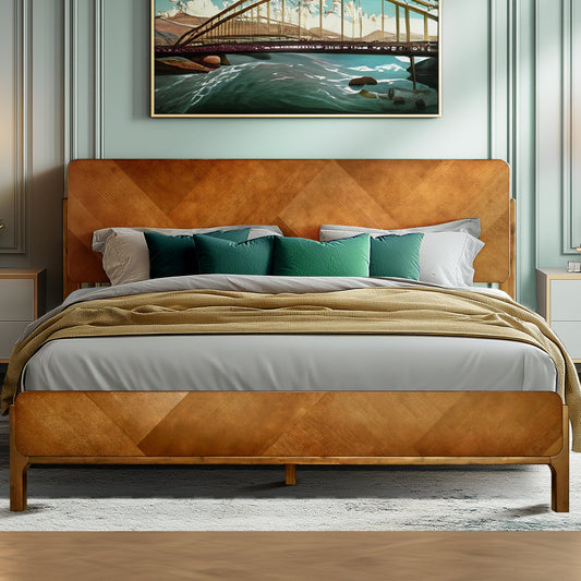 Bifrost Platform Bed Frame With Headboard