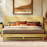 Elara Platform Bed Frame with Headboard