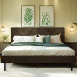 Alander Deluxe Wood Platform Bed Frame