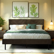 Alander Deluxe Wood Platform Bed Frame