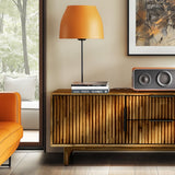 Megsu Bosk Wood Fluted TV Stand