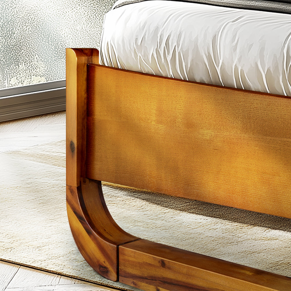 Sunset Platform Bed Frame With Headboard