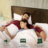 Acacia Solid Wood Bed Frame - Alander Deluxe Platform Bed - Megsu