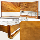 Sunset Platform Bed Frame With Headboard