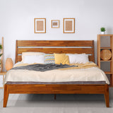 Emery Deluxe Wood Platform Bed Frame