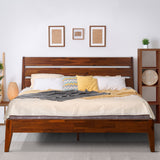 Emery Deluxe Wood Platform Bed Frame