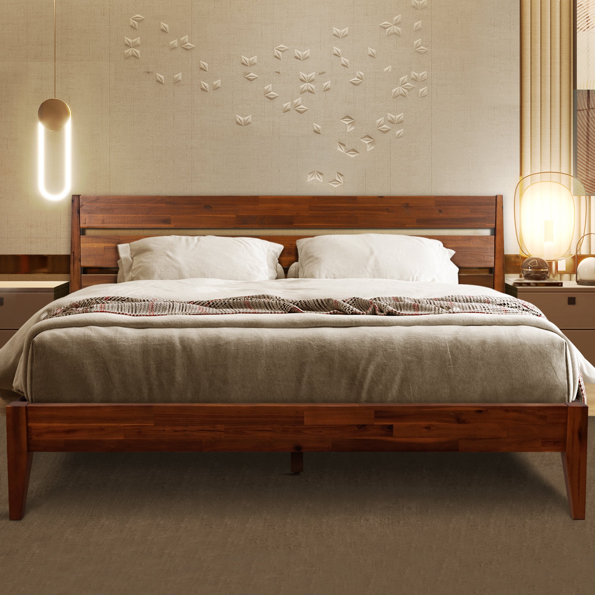 Emery Solid Wood Bed Frame