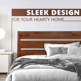 Acacia Emery Solid Wood Bed Frame - Stylish and Durable Acacia Wood Design for Your Bedroom - Megsu