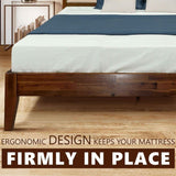 Acacia Emery Solid Wood Bed Frame - Stylish and Durable Acacia Wood Design for Your Bedroom - Megsu