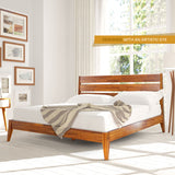 Emery Deluxe Wood Platform Bed Frame