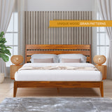 Emery Deluxe Wood Platform Bed Frame