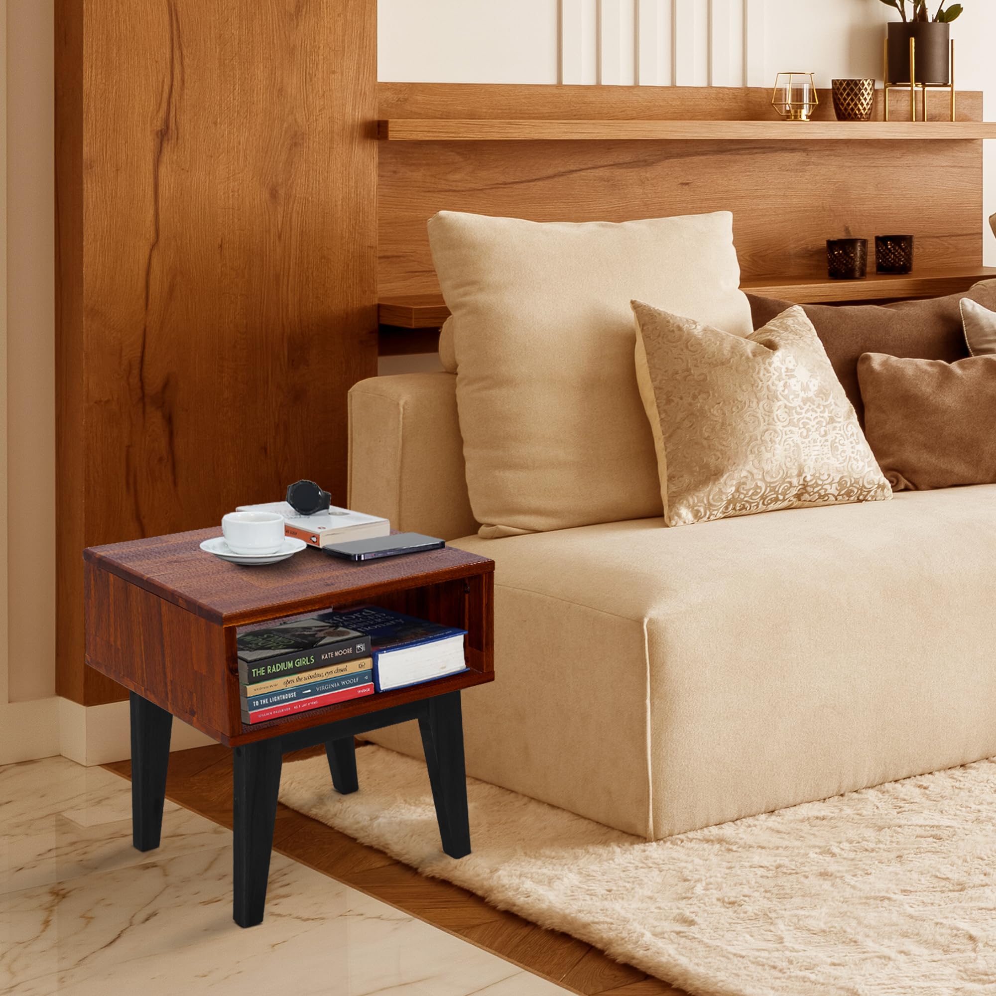 Serena Solid Wood Nightstand