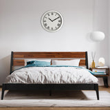 Callisto Solid Wood  Bed Frame and Nightstand Bedroom Set