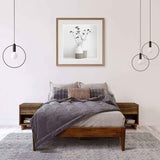 Acacia Mervyn Solid Wood Platform Bed for Timeless Comfort and Style - Megsu