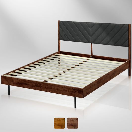 Astoria Upholstered Solid Wood Bed Frame