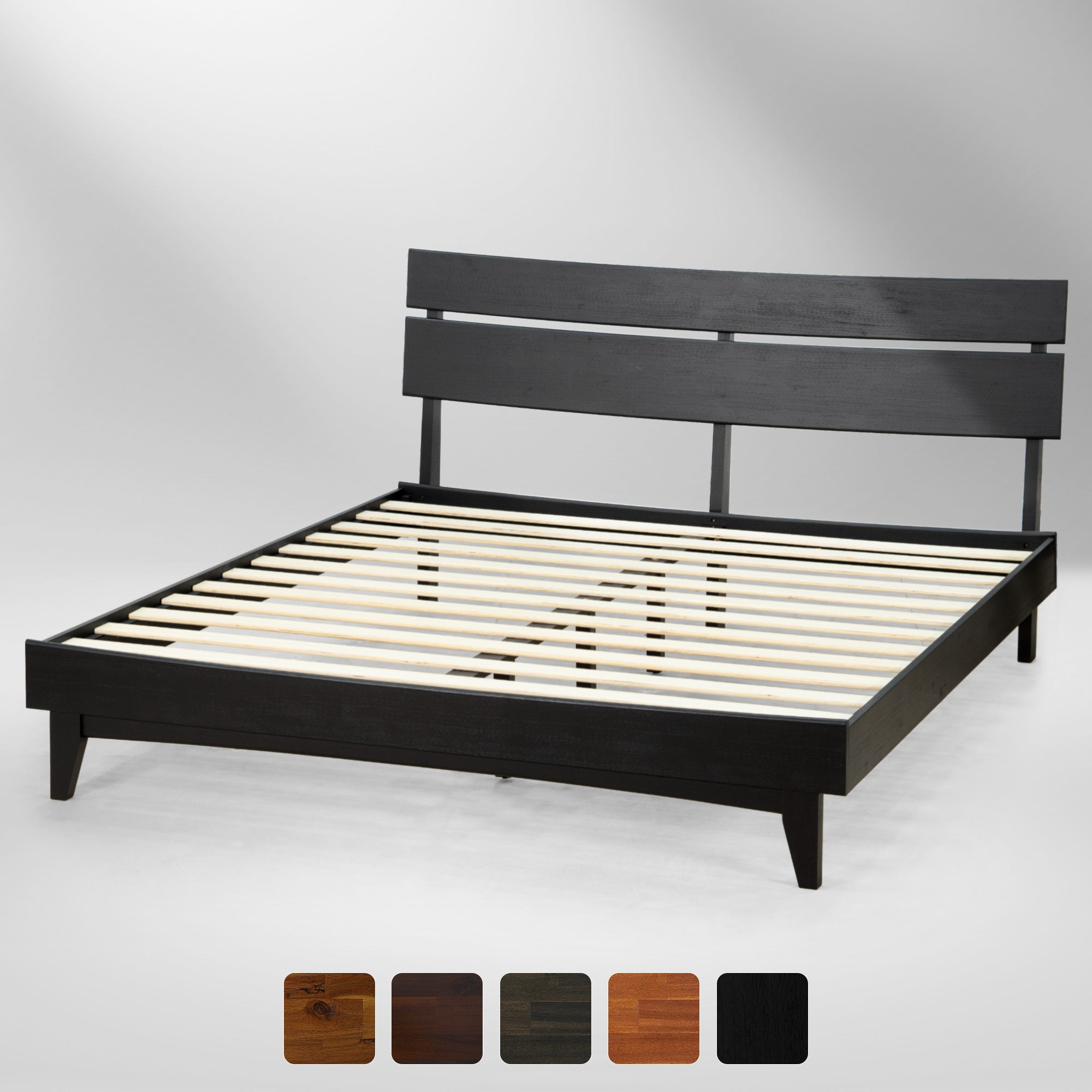 Aurora Deluxe Wood Platform Bed Frame