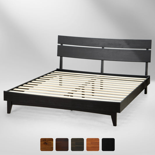 Aurora Deluxe Wood Platform Bed Frame