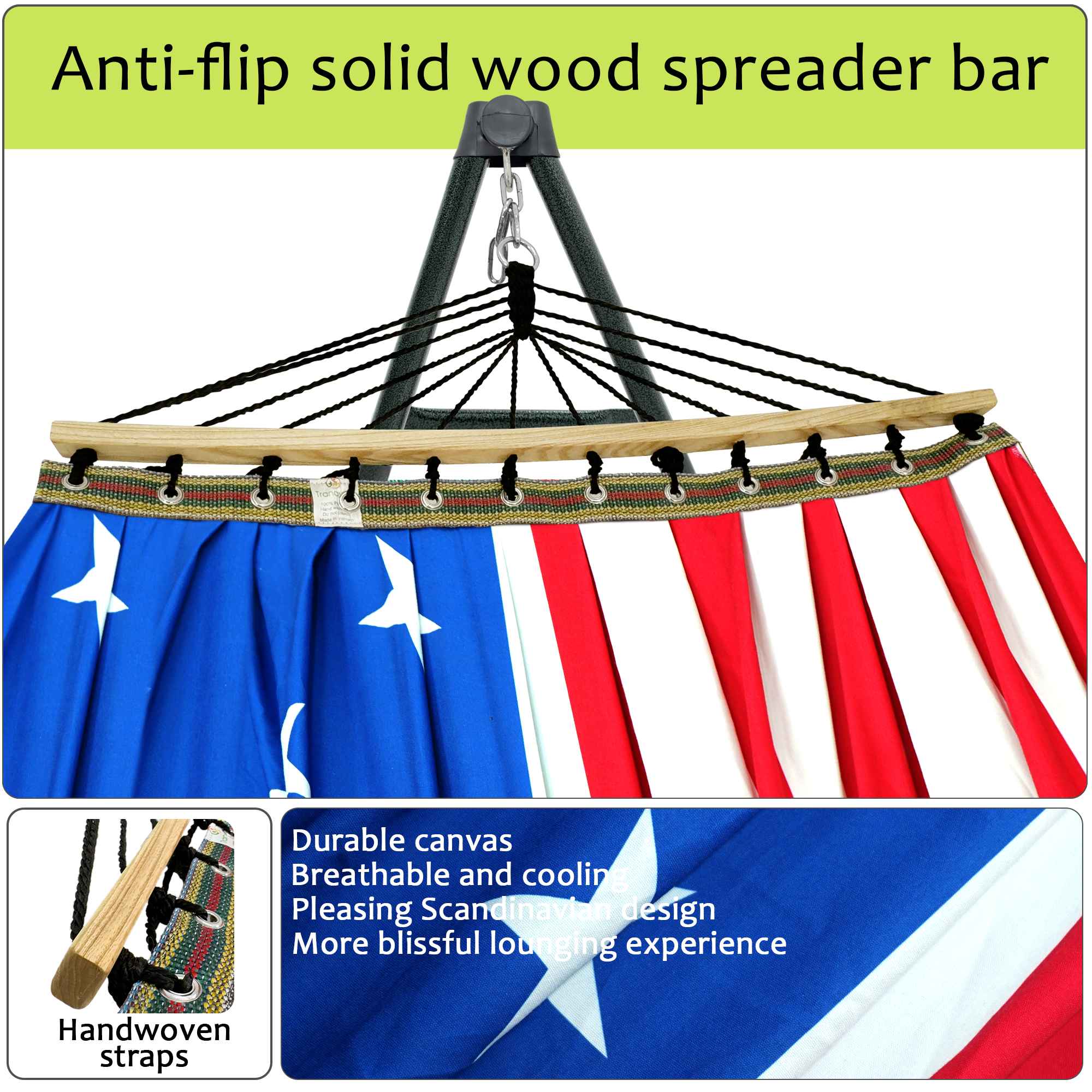 Green Frame / American Flag