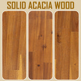 Acacia Aurora Deluxe Wood Platform Bed Frame for Ultimate Comfort and Style