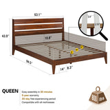 Emery Solid Wood Bed Frame