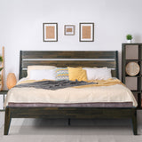 Emery Deluxe Wood Platform Bed Frame