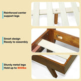 Acacia Harmony Platform Bed Frame with Headboard - Megsu