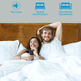 Acacia Harmony Platform Bed Frame with Headboard - Megsu