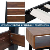 Acacia Emery Solid Wood Bed Frame & Nightstand Bedroom Set - Megsu