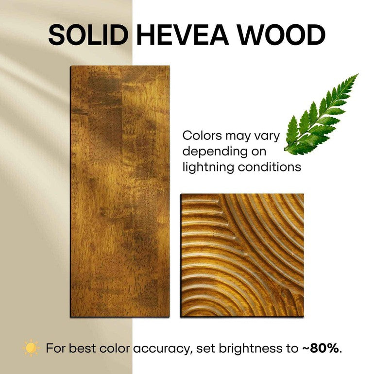 Acacia Harmony Platform Bed Frame with Headboard - Megsu