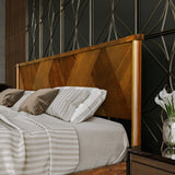 Panthera Platform Bed Frame With Headboard