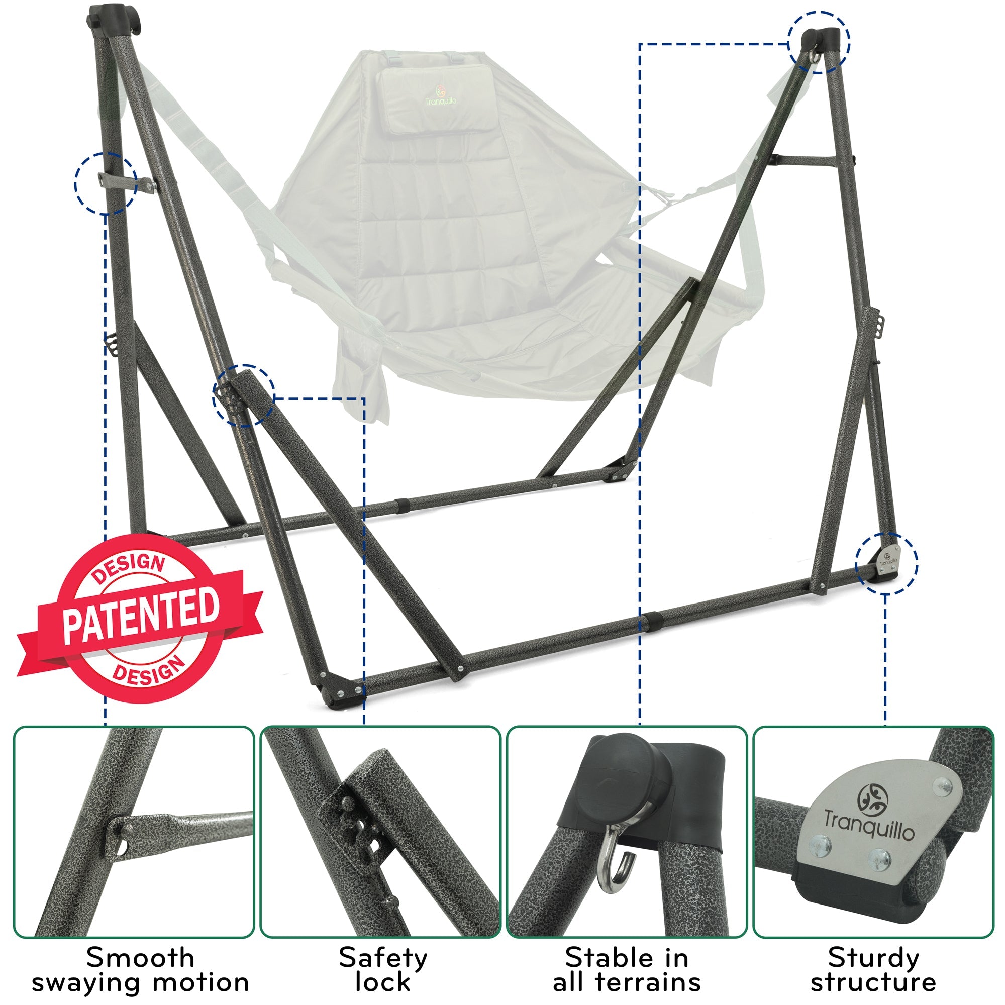 Tranquillo Universal Hammock Chair Set