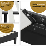 Acacia Aurora Deluxe Wood Platform Bed Frame for Ultimate Comfort and Style