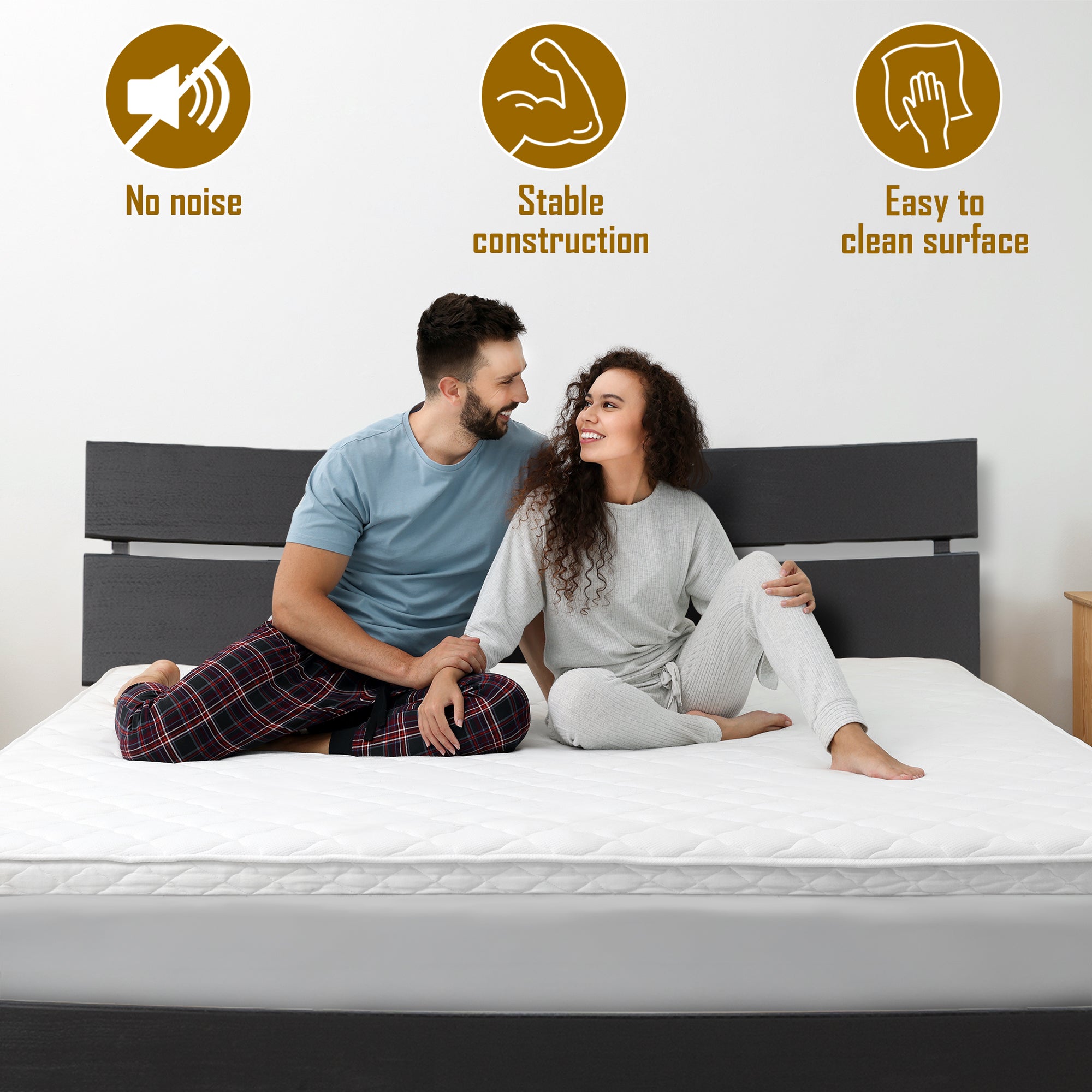 Acacia Aurora Deluxe Wood Platform Bed Frame for Ultimate Comfort and Style