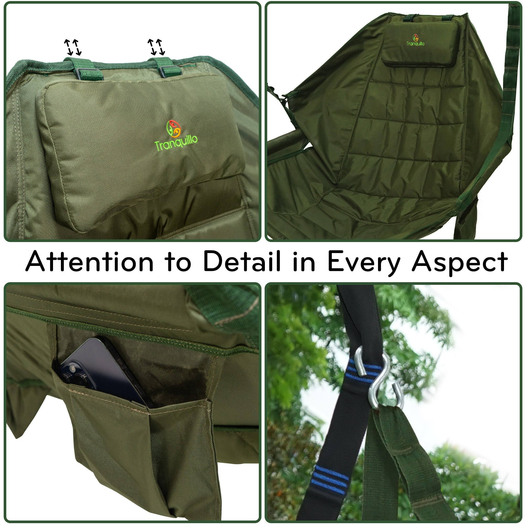 Tranquillo Universal Hammock Chair and Straps