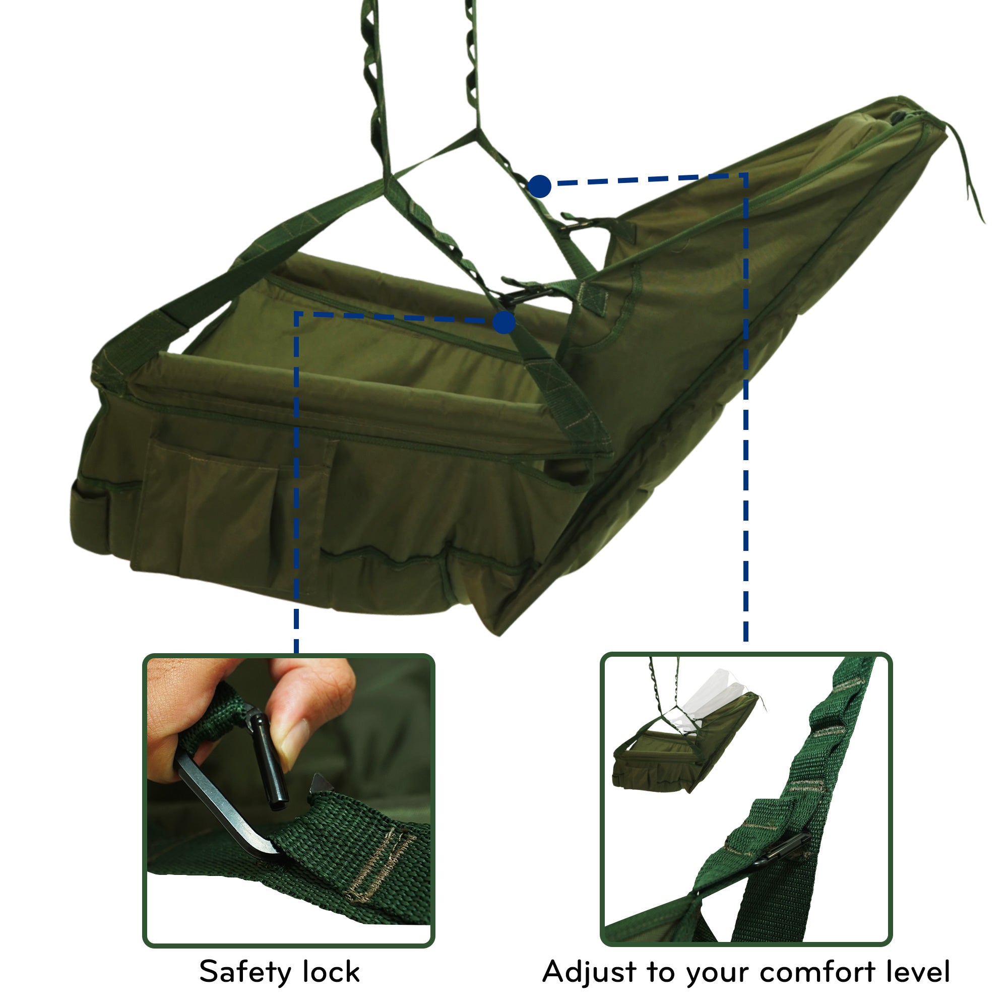 Tranquillo Universal Hammock Chair and Straps