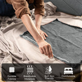 Acacia Astoria Upholstered Solid Wood Bed Frame for Elegant Bedrooms