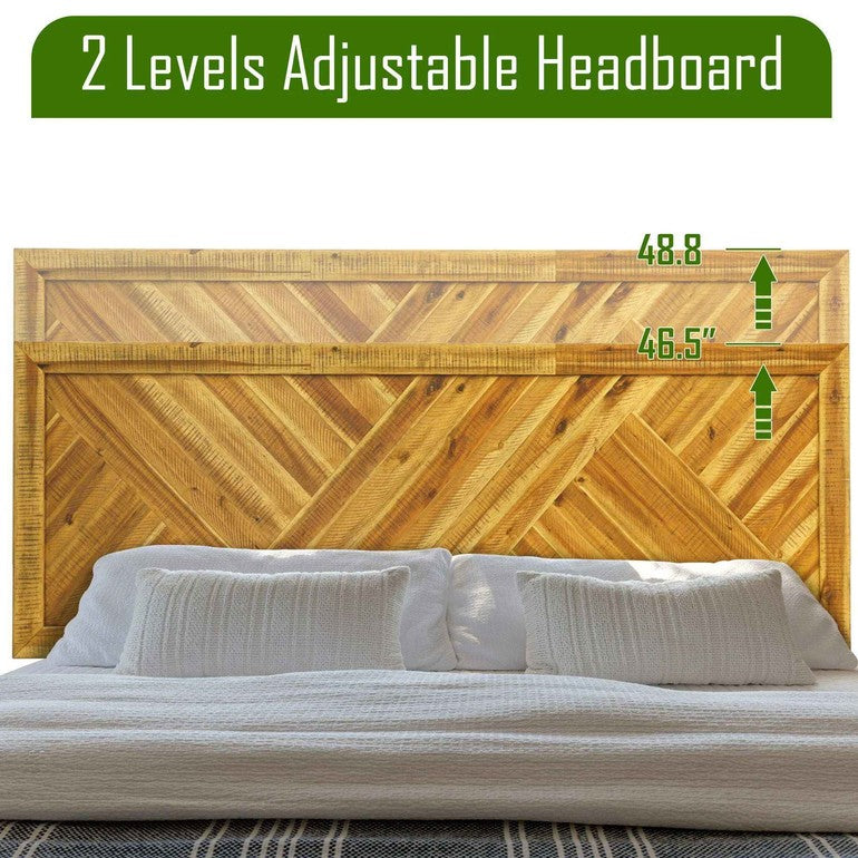 Acacia Sierra Deluxe Solid Wood Bed Frame - Megsu