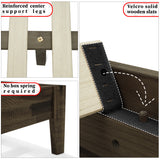 Acacia Sierra Deluxe Solid Wood Bed Frame