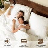 Frida Deluxe Solid Wood Bed Frame - Premium Quality Craftsmanship and Timeless Elegance