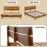 Acacia Aurora Deluxe Wood Platform Bed Frame for Ultimate Comfort and Style