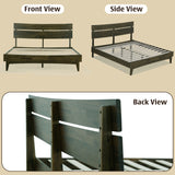 Acacia Aurora Deluxe Wood Platform Bed Frame for Ultimate Comfort and Style