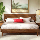 Acacia Aurora Deluxe Wood Platform Bed Frame - Megsu