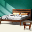 Acacia Emery Solid Wood Bed Frame & Nightstand Bedroom Set - Megsu