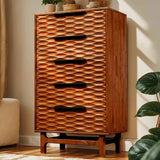 Acacia Elara Dresser with 5 Drawers - Megsu