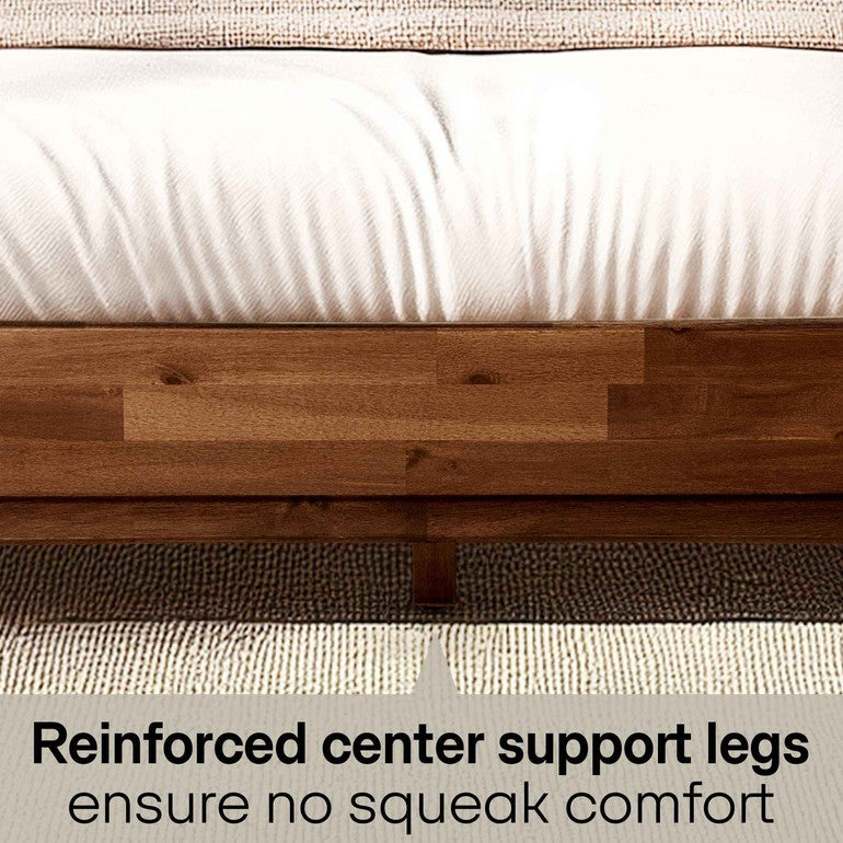 Acacia Aurora Deluxe Wood Platform Bed Frame - Megsu