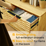 Acacia Elara Dresser with 6 Drawers for Stylish Storage Solutions