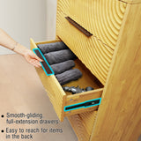 Acacia Harmony Dresser with 5 Drawers for Stylish Storage Solutions