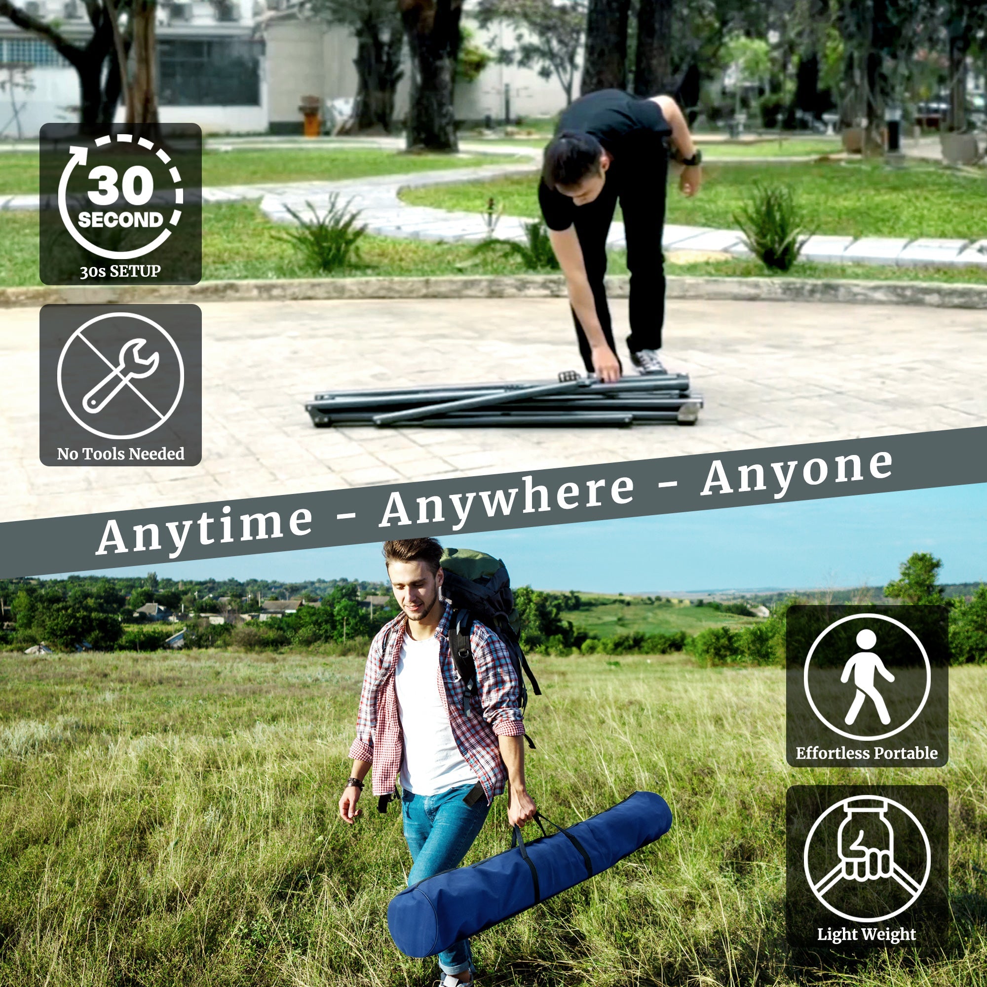 Tranquillo Universal Hammock with Stands